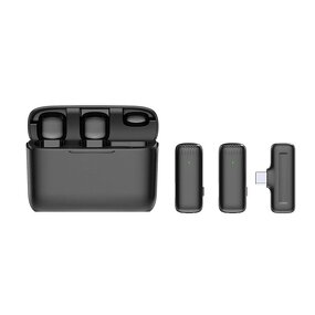 Microphone - Manufacturer J13 Wireless Lavalier Mini 2-in-1 Clip Noise Reduction