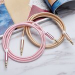 AUX Cable - Manufacturer Nylon Jack 3.5mm Male to Male Stereo Car Aux