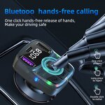 FM Transmitter - Manufacturer C57 BT 5.3 15W Output Power Dual USB Type C
