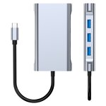 USB-C Hub - Manufacturer 7-in-1 4K HDTV VGA USB RJ45 PD Fast Charge