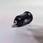 Car Charger - Manufacturer Mini Zinc Alloy 45W A&C 30w USB-c 15w QC3.0 PD PPS