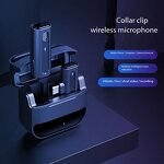 Microphone - Manufacturer M9 Mini Wireless Lavalier Noise Reduction for iPhone Type-c