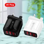 Wall Charger - Manufacturer US/EU/UK Plug Dual Ports Led Digital Display 5v 3.1A