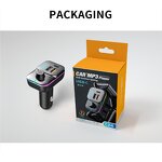 FM Transmitter - Manufacturer C24 Stereo Bass Type C MP3 Player Fast Charging