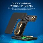 Wireless Charger - Manufacturer 3-in-1 15W Quick Fast Charging Stand Dock