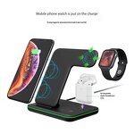 Wireless Charger - Manufacturer 3-in-1 15W Quick Fast Charging Stand Dock