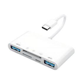 Card Reader - Manufacturer 5-in-1 Type-c to OTG SD TF for iPhone iPad Macbook