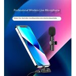 Microphone - Manufacturer K11 Type-c IOS Wireless Lapel Clip for Teaching