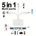 Card Reader - Manufacturer 5-in-1 SD TF Card Reader OTG Type-C USB C Multi Port