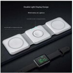 Wireless Charger - Manufacturer 3-in-1 15W Foldable Magnetic Fast Charging Pad