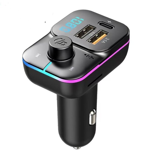 FM Transmitter - Manufacturer C24 Stereo Bass Type C MP3 Player Fast Charging