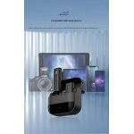 Microphone - Manufacturer M9 Mini Wireless Lavalier Noise Reduction for iPhone Type-c