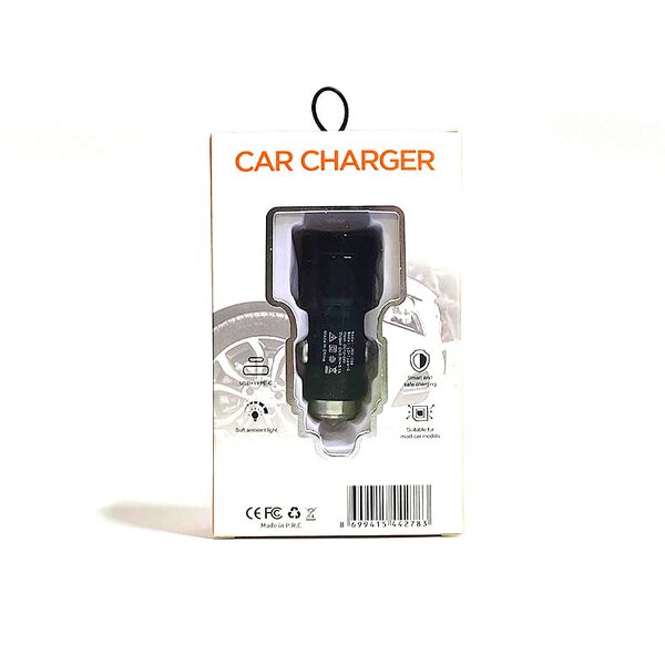 Car Charger - Manufacturer Metal 5V 12W PD USB C A+C Type C Cigarette Lighter