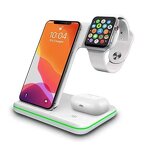 Wireless Charger - Manufacturer 3-in-1 15W Quick Fast Charging Stand Dock