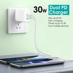 Wall Charger - Manufacturer Single Port 25W Super Fast Charging QC3.0 Type C PD