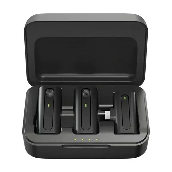 Microphone - Manufacturer K93 2MIC Mini Wireless Lavalier 2.4GHz Rechargeable