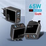 Wall Charger - Manufacturer 20W/48w/65w AU US UK Plug USB&USB-C QC3.0