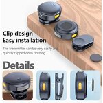 Microphone - Manufacturer NX10 Digital Tie Clip on Mini Mic 2.4ghz Wireless