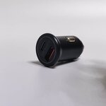 Car Charger - Manufacturer Mini Zinc Alloy 45W A&C 30w USB-c 15w QC3.0 PD PPS