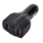 Car Charger - Manufacturer Portable 35W QC3.0 Quick 3 Port USB with Type C Port