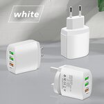 Wall Charger - Manufacturer 3usb Quick Charge 5V 2.4A 3 Ports Travel EU US UK