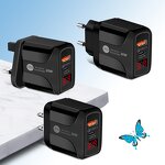 Wall Charger - Manufacturer LED A+C Quick Charge 3.0 20W PD Digital Display