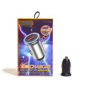 Car Charger - Manufacturer Mini Zinc Alloy 45W A&C 30w USB-c 15w QC3.0 PD PPS