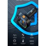 FM Transmitter - Manufacturer BT 5.3 Type-C Dual USB 3.1A LED Backlit MP3 Player