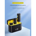 Microphone - Manufacturer NX8 Noise Reduction Lapel Portable Mini with Charging Case