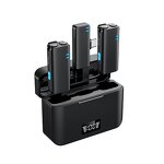 Microphone - Manufacturer NX8 Noise Reduction Lapel Portable Mini with Charging Case