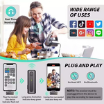 Microphone - Manufacturer K93 2MIC Mini Wireless Lavalier 2.4GHz Rechargeable