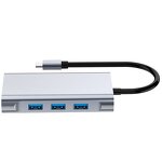 USB-C Hub - Manufacturer 7-in-1 4K HDTV VGA USB RJ45 PD Fast Charge