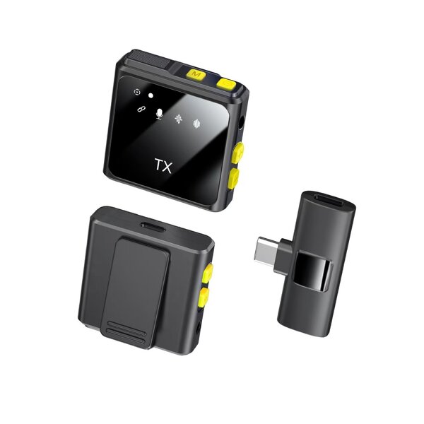 Microphone - Manufacturer R8 Mini Lapel Mic 2.4G Wireless Stereo for Interviews