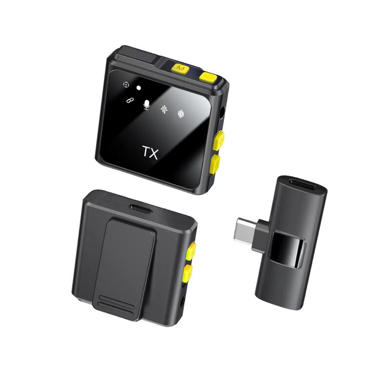 Microphone - Manufacturer R8 Mini Lapel Mic 2.4G Wireless Stereo for Interviews