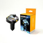 FM Transmitter - Manufacturer BT 5.3 Type-C Dual USB 3.1A LED Backlit MP3 Player