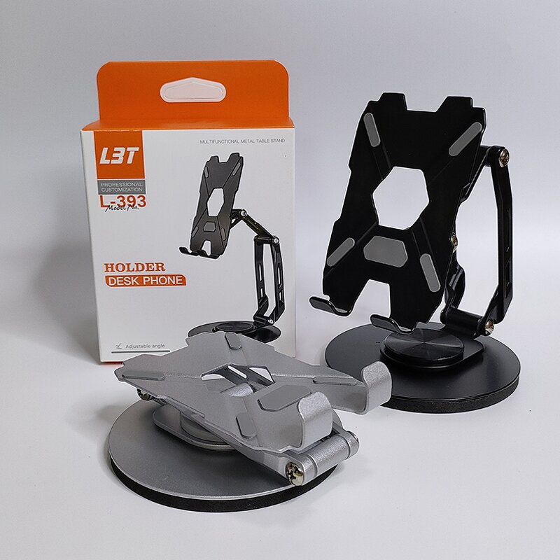 Phone Holder - Manufacturer L393 Aluminium Alloy 360 Degree Rotating Folding Tablet