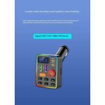FM Transmitter - Manufacturer Q53 BT 5.3 MP3 Car Charger 15W Type-C Port TF Card