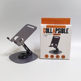 Phone Holder - Manufacturer L382 Metal 360 Degree Rotating Folding Tablet