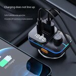 FM Transmitter - Manufacturer C24 Stereo Bass Type C MP3 Player Fast Charging