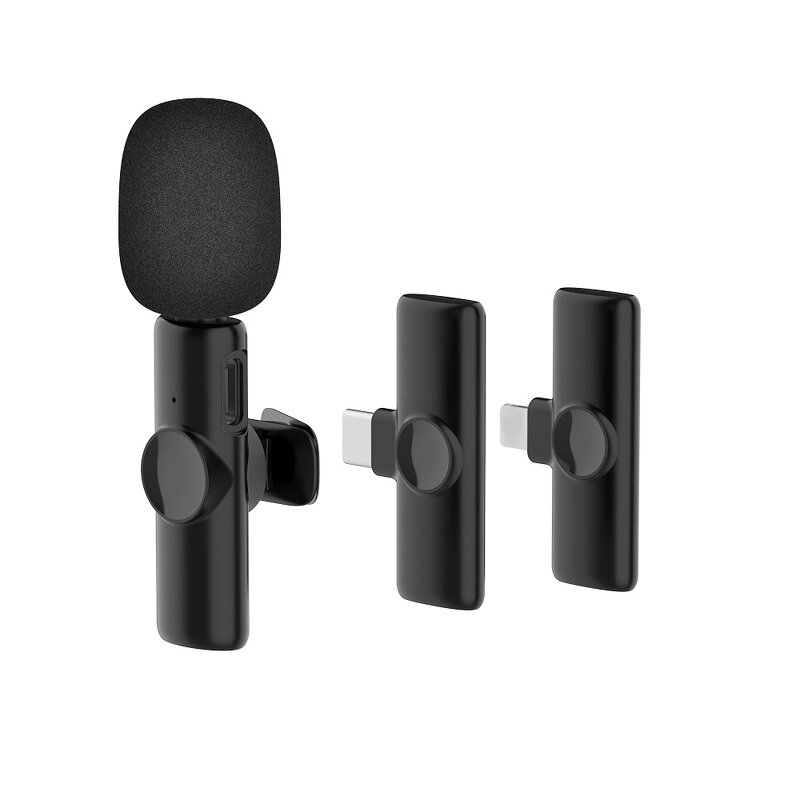 Microphone - Manufacturer K11 Type-c IOS Wireless Lapel Clip for Teaching