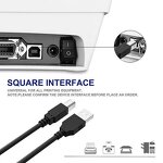 Cable - Manufacturer USB B Cable for Printer USB 2.0 AM to BM for Computer