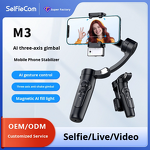 Phone Stabilizer Manufacturer - Kynovation New M3 AI Face Tracking Three- Anti-Shake Gimbal Built-in Selfie Stick for 5.3