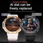 Smart Watch Manufacturer - KC91 GPS AI Voice Assistant Dial TFT Flashlight GPT for Call Sports Tracking Android Compatible Remote Control