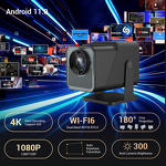 LED Projector Manufacturer - Portable High-Definition 2K Mini with Android 11 OS Wall Projection for Home & Dormitory US Plug