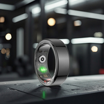 Smart Ring Manufacturer - R02P Cross-Border Waterproof Blood Oxygen & Step Counter Calorie Sleep Health Monitor Stainless Steel Remote Control