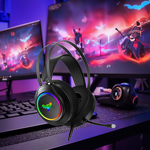 Gaming Headset Manufacturer - Speed Titanium Factory Direct Sale Over-Ear Wired 7.1 RGB Lighting Esports Studio Music Active Noise Cancellation