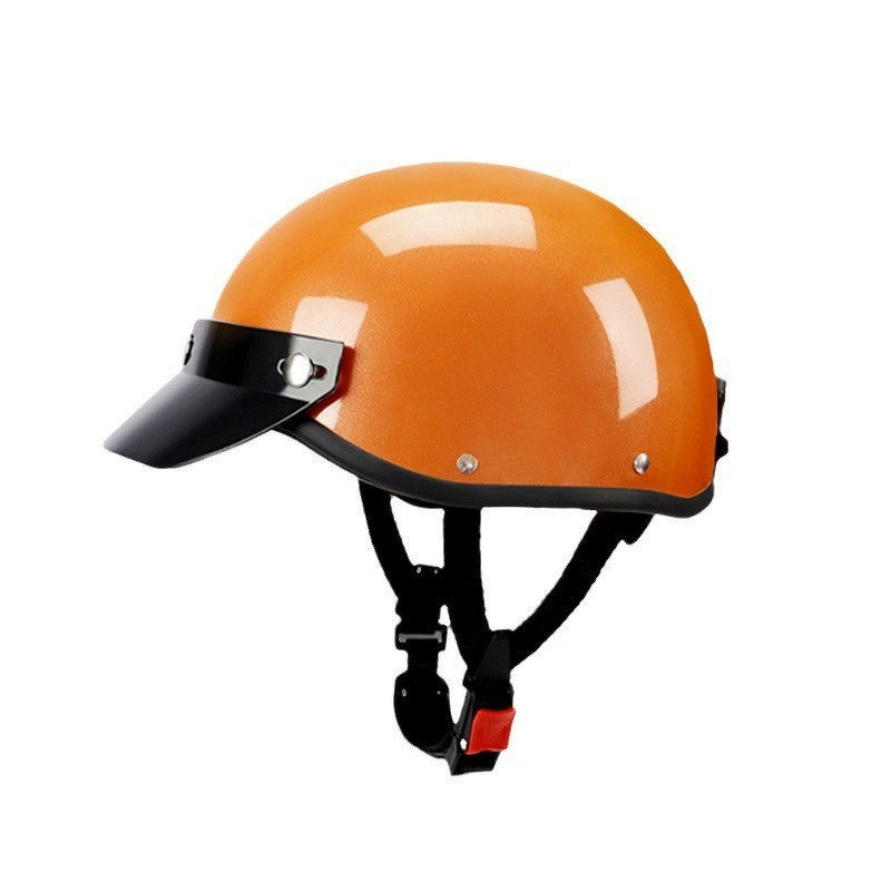 Electric Bike Helmet Manufacturer - 3C Safety Certified ABS Material Harley Retro Motorcycle Battery Cap Summer Breathable Unisex Half