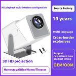 LED Projector Manufacturer - Portable High-Definition 2K Mini with Android 11 OS Wall Projection for Home & Dormitory US Plug