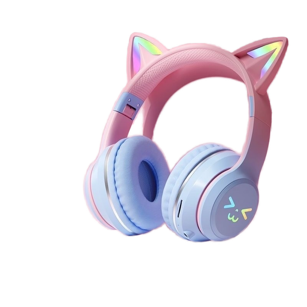 Head-Mounted Headset Manufacturer - Cross-Border Popular BT618 E-Sports Mobile Phone Wireless Subwoofer All-Inclusive Cat Ears JL ANC