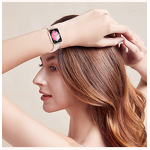 Women's Smart Watch Manufacturer - Km66 IP68 Waterproof TFT Display Fashion Sports Health IOS Call Music Information Reminder Silicone